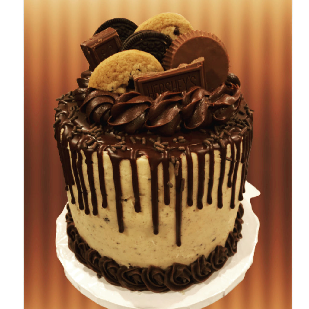 Chocolate Peanut Butter Lovers Cake