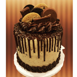Chocolate Peanut Butter Lovers Cake