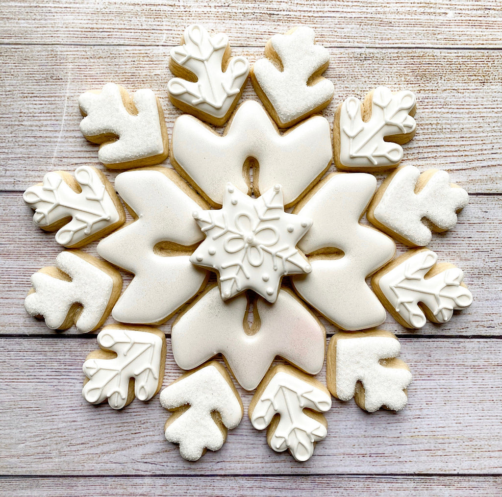 Snowflake Cookie Platter